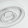 Rarel Taklampa LED Silver, Vit, 1-ljuskällor