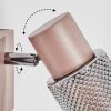 Nelar Vägglampa, Väggspotlight Brons, Krom, 1-ljuskällor