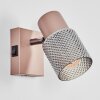 Nelar Vägglampa, Väggspotlight Brons, Krom, 1-ljuskällor