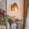 Nelar Vägglampa, Väggspotlight Brons, Krom, 1-ljuskällor