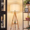 Flemming Golvlampa Naturfärger, Svart, 1-ljuskällor