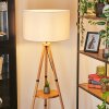 Flemming Golvlampa Naturfärger, Svart, 1-ljuskällor