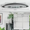 Lidor Taklampa LED Svart, 1-ljuskällor