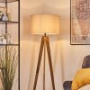Flemming Golvlampa Naturfärger, Svart, 1-ljuskällor