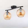Koyoto Taklampa, kullampa Amber, 2-ljuskällor