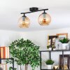 Koyoto Taklampa, kullampa Amber, 2-ljuskällor