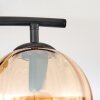 Koyoto Taklampa, kullampa Amber, Rökfärger, 2-ljuskällor