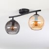 Koyoto Taklampa, kullampa Amber, Rökfärger, 2-ljuskällor
