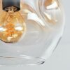 Ripoll Taklampa, kullampa Amber, Klart, 3-ljuskällor