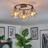 Ripoll Taklampa, kullampa Amber, Klart, 3-ljuskällor