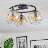 Ripoll Taklampa, kullampa Amber, Klart, 3-ljuskällor