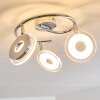Prag Taklampa, Takstrålkastare LED Krom, 3-ljuskällor