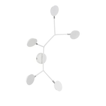 Wofi Lampor BELIZE Vägglampa LED Vit, 1-ljuskällor