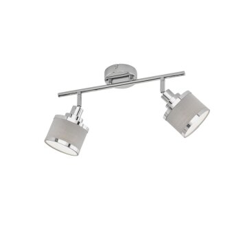 Wofi Lampor ALEXIA Taklampa, Takstrålkastare Krom, 2-ljuskällor