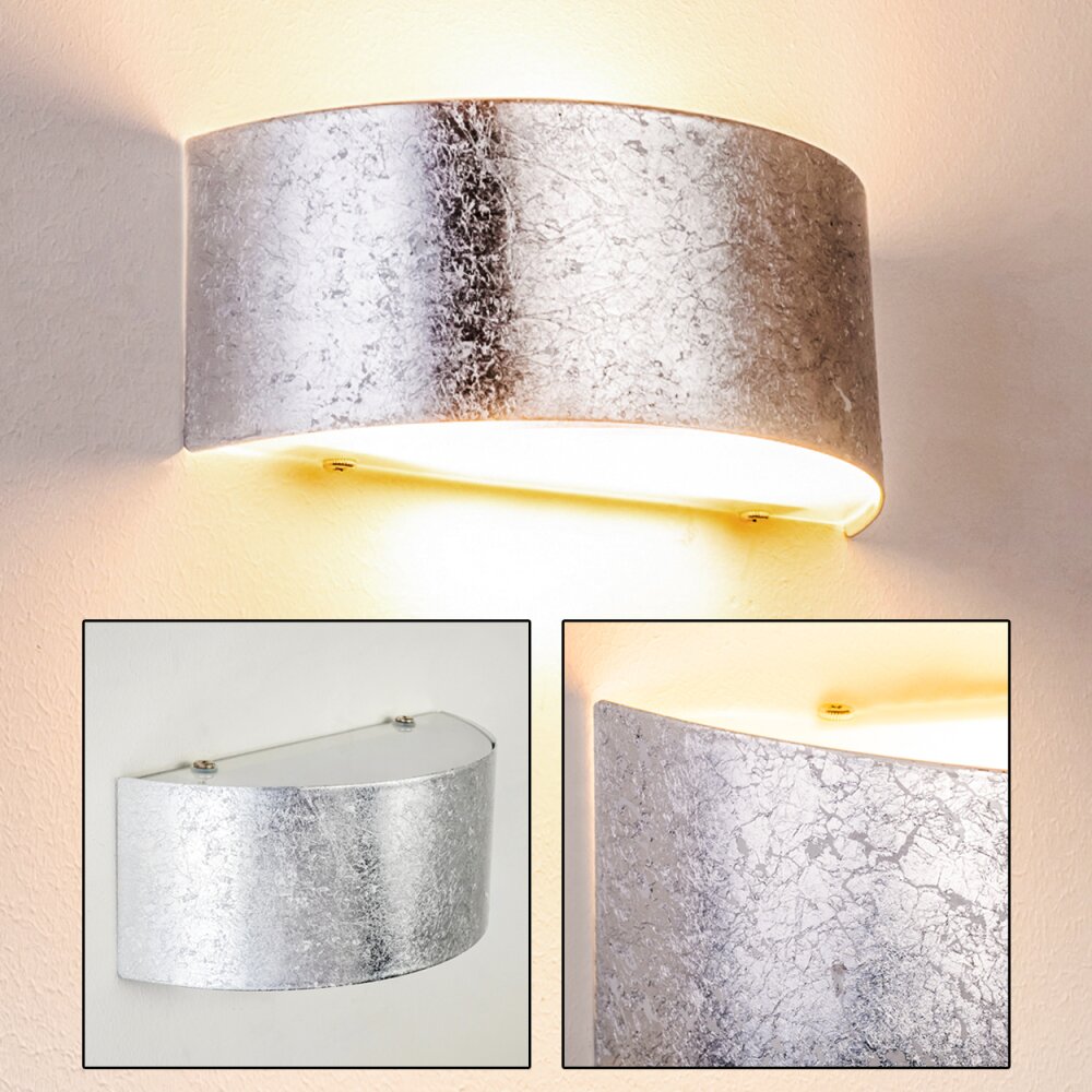 Lesina Up & Down Lampa, Vägglampa Silver, 2-ljuskällor main product photo