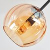 Koyoto Taklampa, kullampa 52 cm Amber, 5-ljuskällor