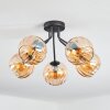 Koyoto Taklampa, kullampa 52 cm Amber, 5-ljuskällor