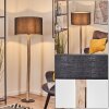 Flemming Golvlampa Naturfärger, Svart, 1-ljuskällor