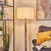 Flemming Golvlampa Naturfärger, Svart, 1-ljuskällor