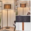 Flemming Golvlampa Naturfärger, Svart, 1-ljuskällor