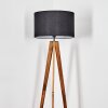 Flemming Golvlampa Naturfärger, Svart, 1-ljuskällor