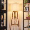 Flemming Golvlampa Naturfärger, Svart, 1-ljuskällor