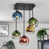 Koyoto Taklampa, kullampa Blå, Guld, Grön, Klart, Kopparfärg, 5-ljuskällor