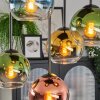 Koyoto Taklampa, kullampa Blå, Guld, Grön, Klart, Kopparfärg, 5-ljuskällor