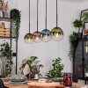 Gastor Pendellampa, kullampa, Pendelbelysning Blå, Grön, Klart, Kopparfärg, 4-ljuskällor