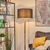Flemming Golvlampa Naturfärger, Svart, 1-ljuskällor