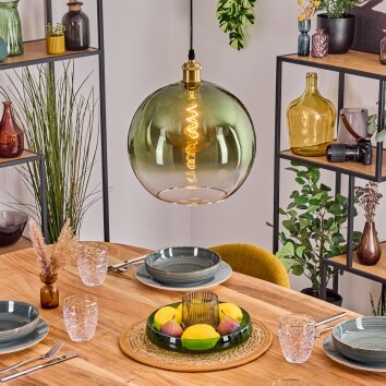 Koyoto Pendellampa, kullampa, Pendelbelysning Guld, 1-ljuskällor