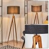 Flemming Golvlampa Naturfärger, Svart, 1-ljuskällor