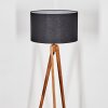 Flemming Golvlampa Naturfärger, Svart, 1-ljuskällor