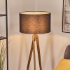 Flemming Golvlampa Naturfärger, Svart, 1-ljuskällor