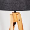 Flemming Golvlampa Naturfärger, Svart, 1-ljuskällor