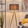 Flemming Golvlampa Naturfärger, Svart, 1-ljuskällor
