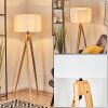 Flemming Golvlampa Naturfärger, Svart, 1-ljuskällor