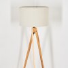 Flemming Golvlampa Naturfärger, Svart, 1-ljuskällor
