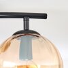 Koyoto Taklampa, kullampa Amber, Klart, Rökfärger, 2-ljuskällor
