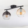 Koyoto Taklampa, kullampa Amber, Klart, Rökfärger, 2-ljuskällor