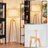 Flemming Golvlampa Naturfärger, Svart, 1-ljuskällor