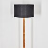 Flemming Golvlampa Naturfärger, Svart, 1-ljuskällor