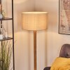 Flemming Golvlampa Naturfärger, Svart, 1-ljuskällor