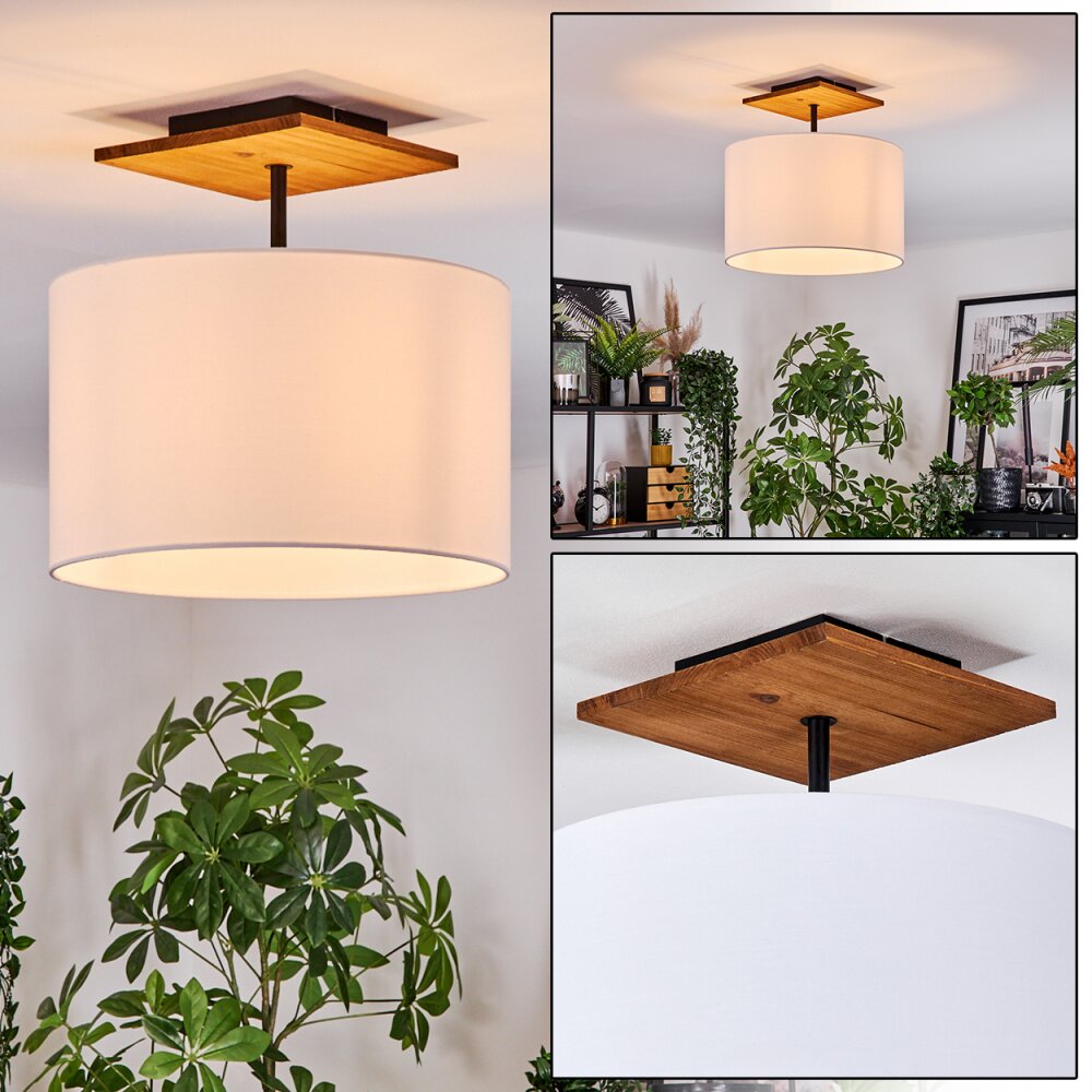 Bassagoda Taklampa Naturfärger, Svart, 1-ljuskällor main product photo