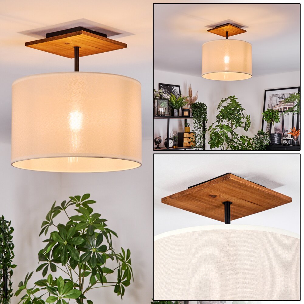 Bassagoda Taklampa Naturfärger, Svart, 1-ljuskällor main product photo
