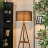 Flemming Golvlampa Brun, Naturfärger, Svart, 1-ljuskällor