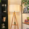 Flemming Golvlampa Naturfärger, Svart, 1-ljuskällor