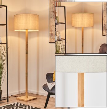 Flemming Golvlampa Naturfärger, 1-ljuskällor