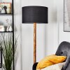 Flemming Golvlampa Naturfärger, Svart, 1-ljuskällor