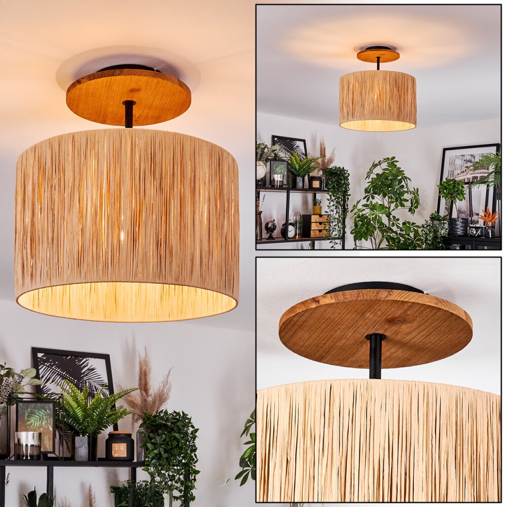 Granja Taklampa Naturfärger, Svart, 1-ljuskällor main product photo